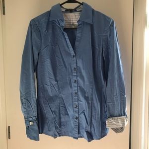 Express button down top